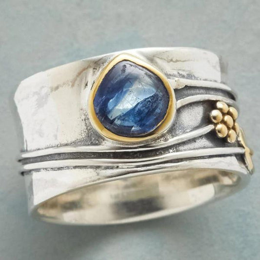 Bohemisk Valgstens Meditation Ring