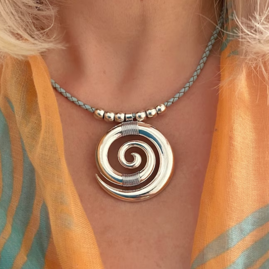 Vintage Spiral Sølvkæde
