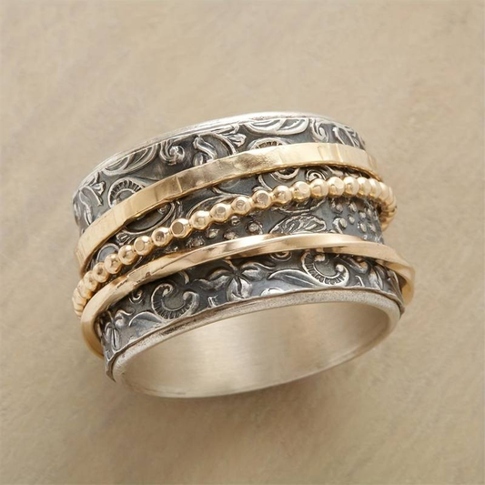 Vintage Guldsølv Antik Ring