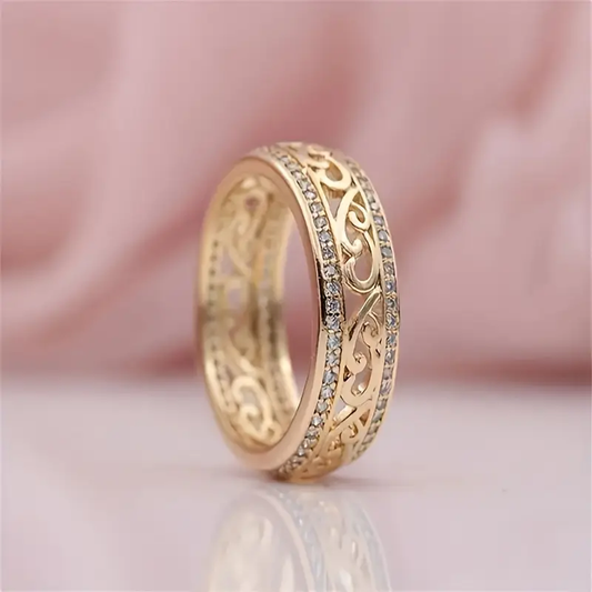 Lyse Hule Guldring
